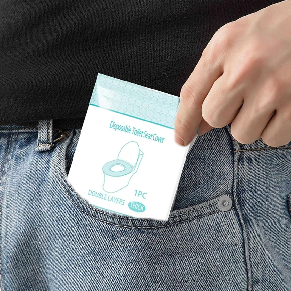 Disposable Toilet Seat Cover Independently Packaged With Non-Woven Fabric 20 Pack Of Travel