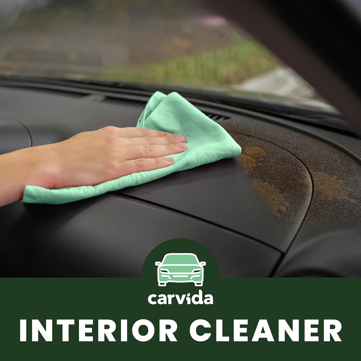Interior Cleaner, All-Purpose Car Cleaning Spray, Natural Grapefruit Scent, 16oz