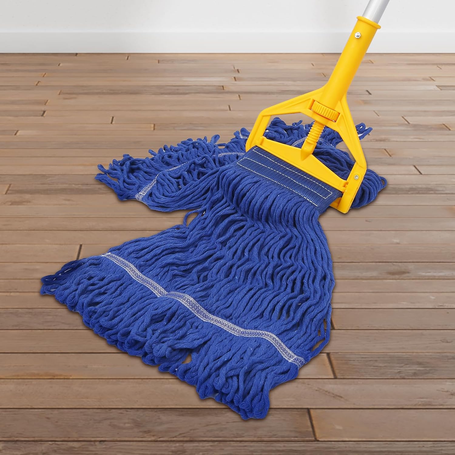 3 Pack Reusable Cleaning Heavy Duty Mop Heads Commerical Replacement Mop Heads Suitable for Heavy