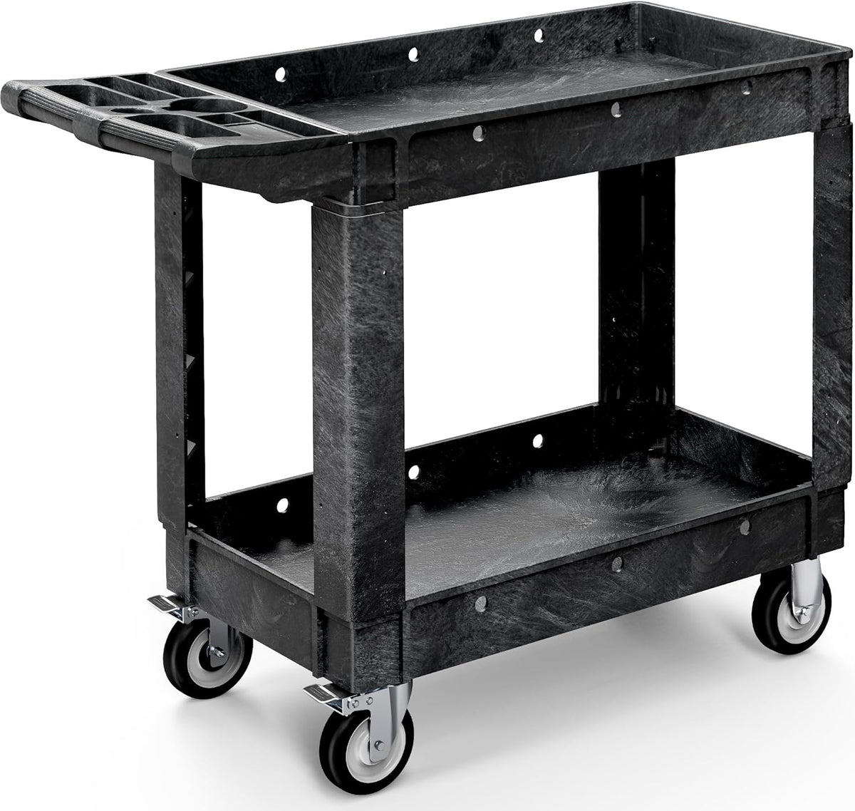 YITAHOME Utility Cart on Wheels, Plastic Tool Cart 550 lbs Capacity Service Cart, 40 x 17 Inch 2