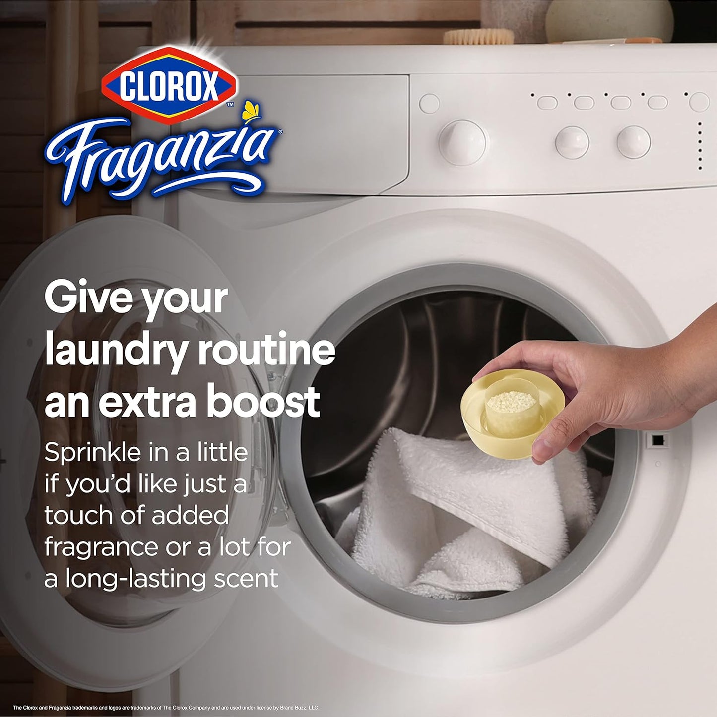 Clorox Fraganzia Laundry Scent Booster Crystals in Vanilla Scent - Scented In-Wash Freshener Beads