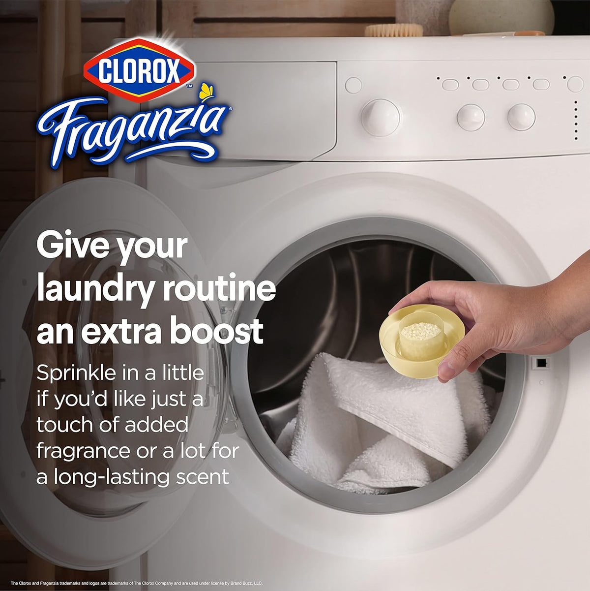 Clorox Fraganzia Laundry Scent Booster Crystals in Vanilla Scent - Scented In-Wash Freshener Beads