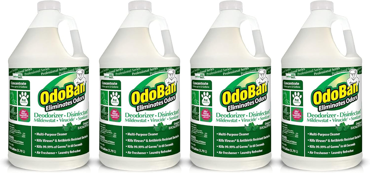 OdoBan Professional Disinfectant and Odor Eliminator Concentrate, Made in the USA, Original