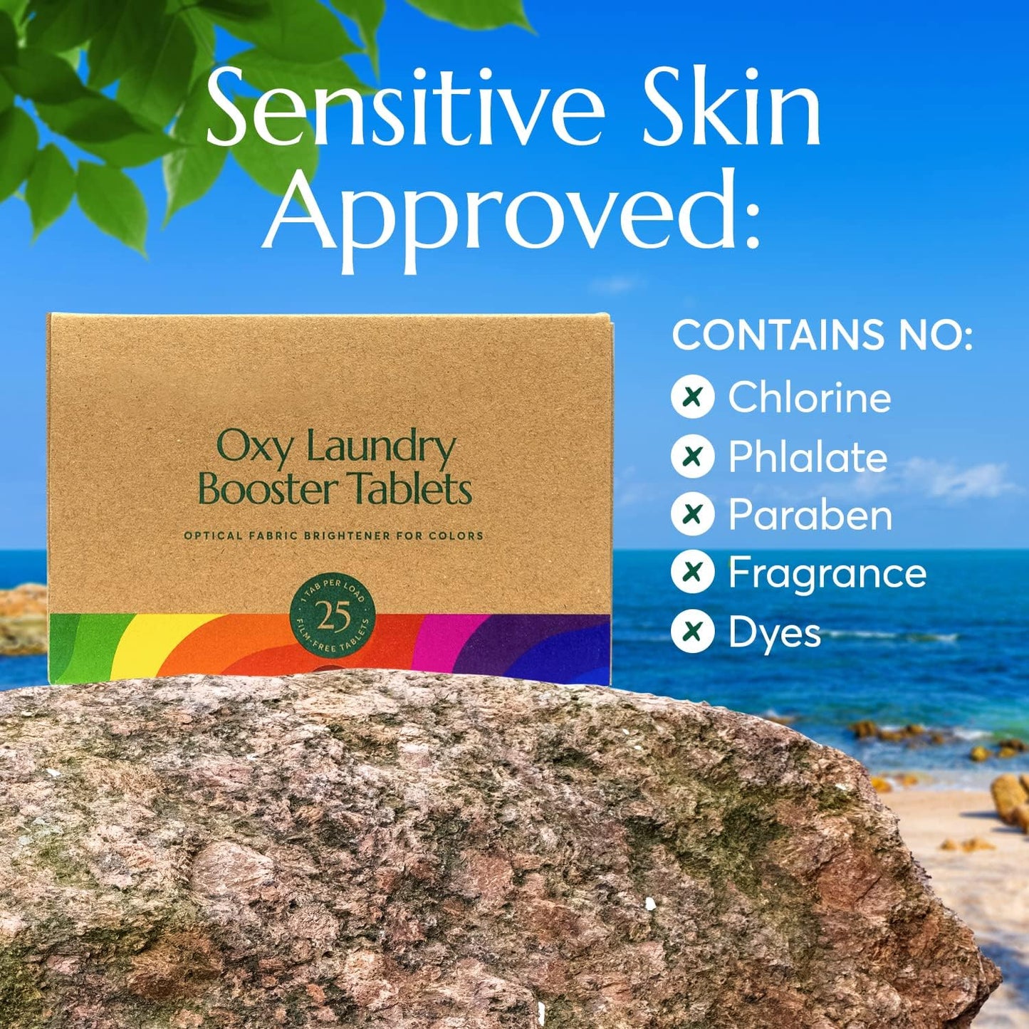 Cleanomic - Oxy Laundry Booster Tablets (Color) - Oxy Cleaner Laundry Stain Remover, Color Safe