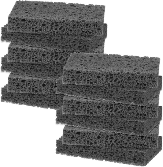 12-Pack Kitchen Sponges, Condense Eco Cellulose Non-Scratch Scrub Heavy Sponge for