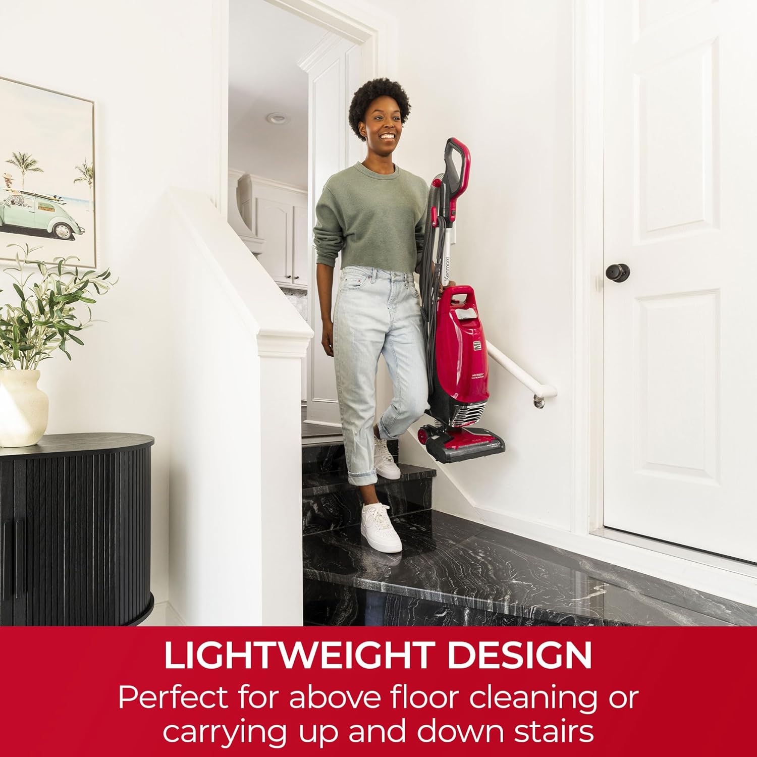 Kenmore Intuition BU4020 Bagged Upright Vacuum Pet Friendly Lift-Up Carpet Vacuum Cleaner 2-Motor