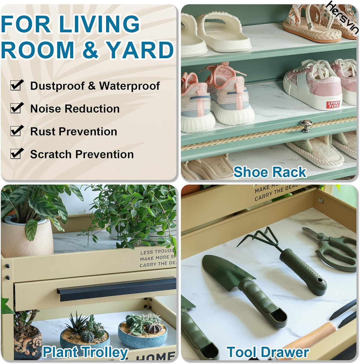 Shelf Liners 20 in x 20 ft EVA Drawer Mats, Non-Adhesive Cupboard Protector, Kitchen Cabinet Lining
