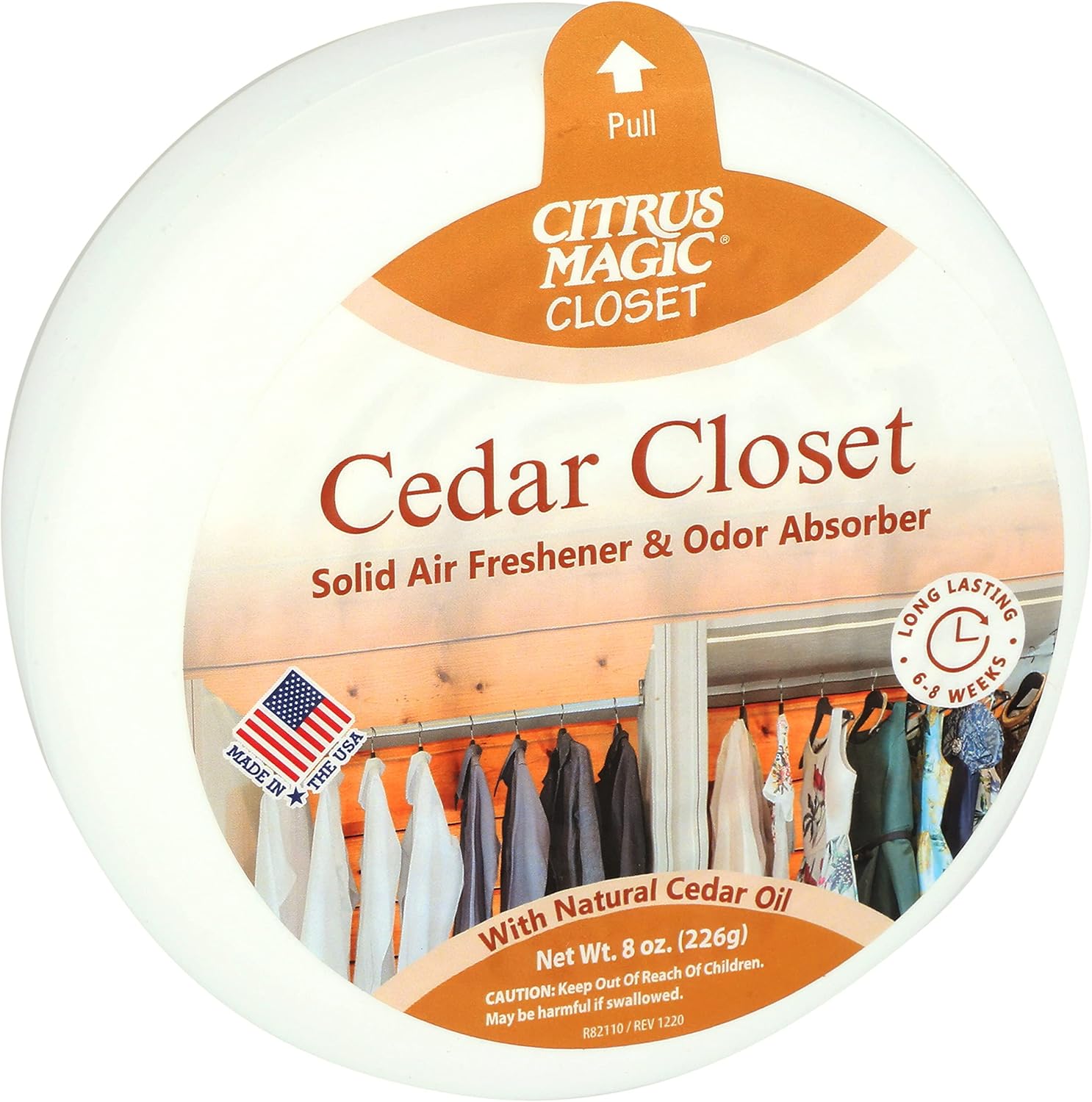 CitrusMagic Citrus Magic Odor Absorbing Solid Air Freshener for Closets, 8-Ounce – view 3