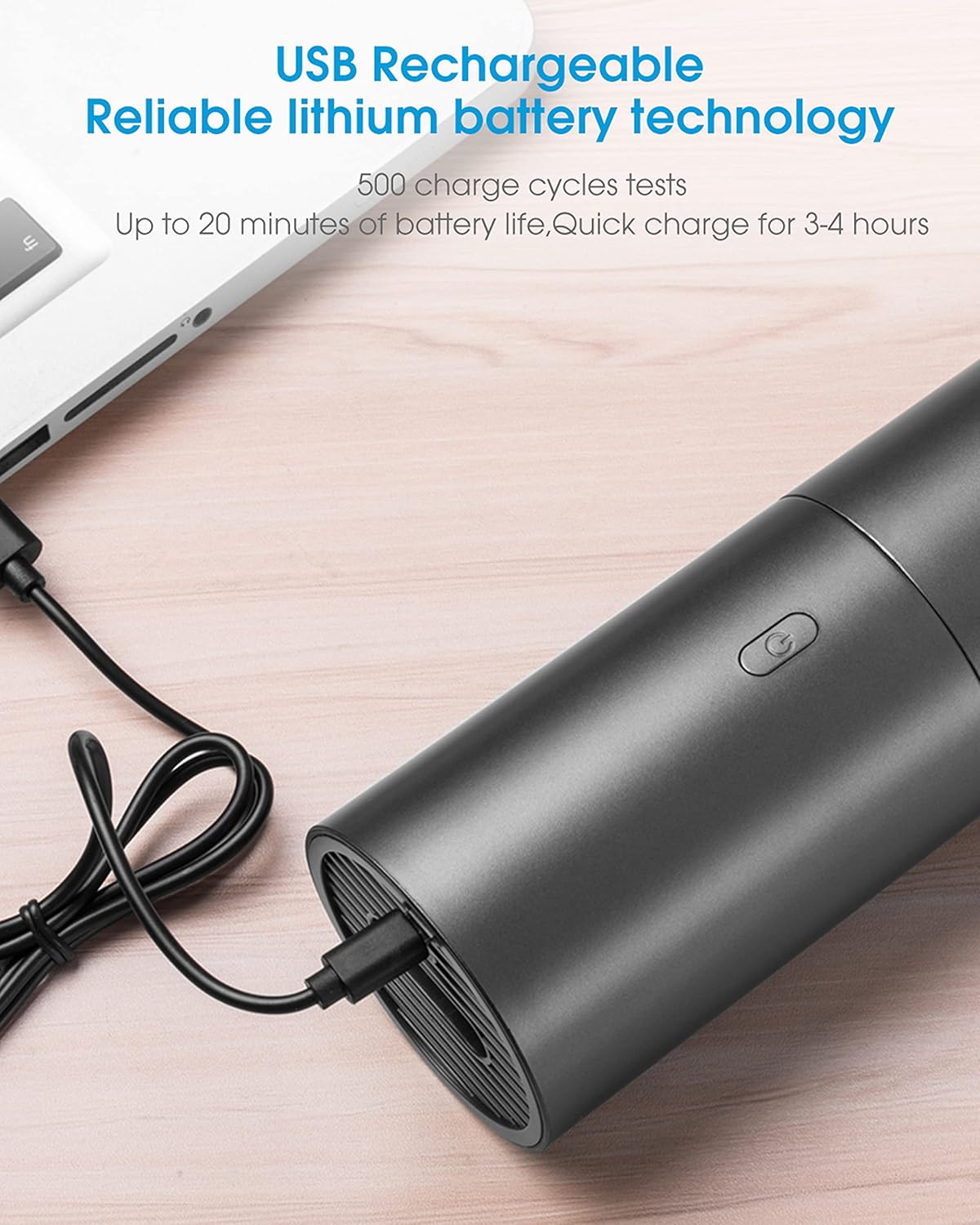 Brigii Mini Vacuum Cleaner,Small Handheld Vacuum Cordless USB Rechargeable,Dust Buster and Blower 2