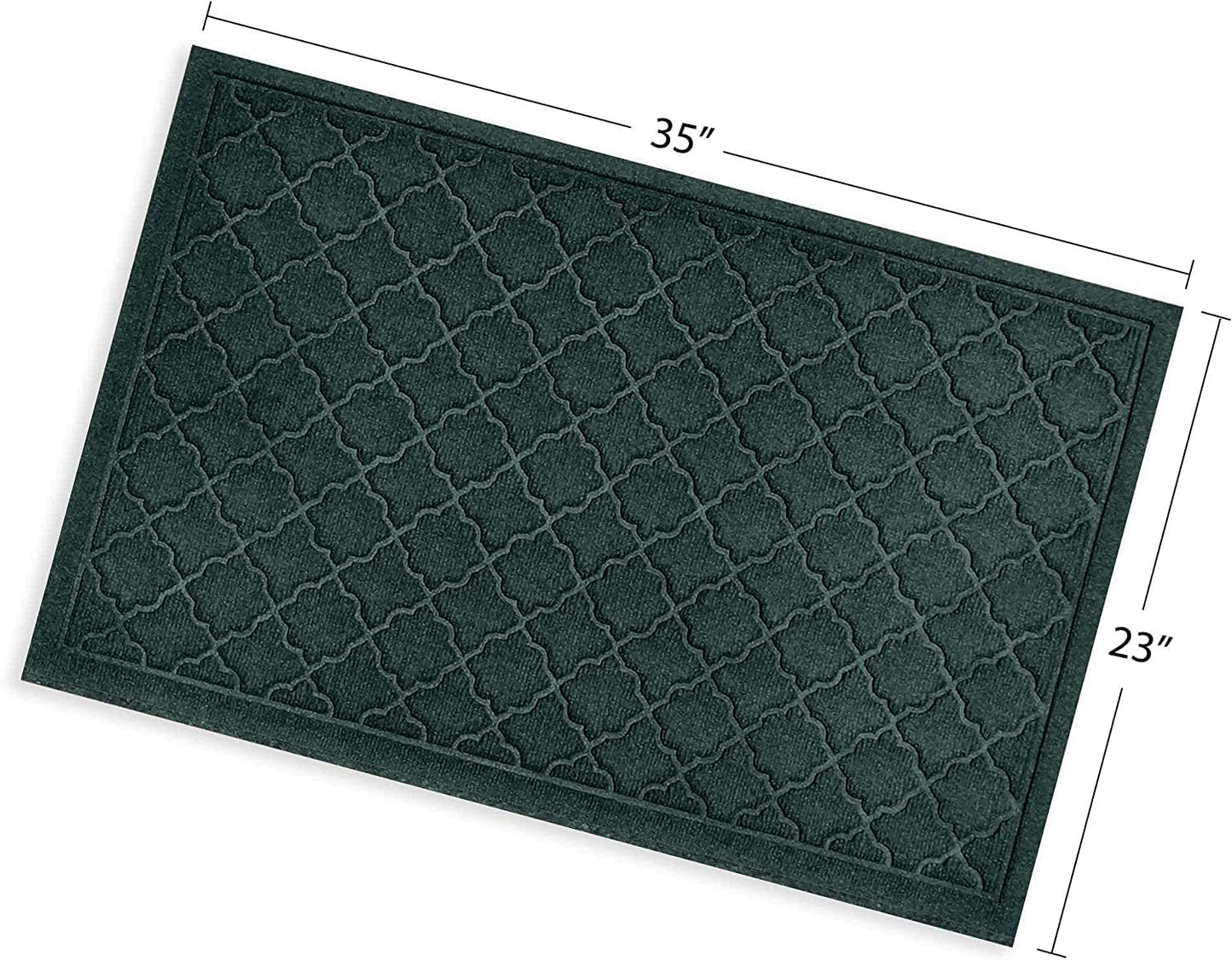 WaterHog Heavy Duty Doorway Mat, 2' x 3', Made in USA, Durable & Skid-Resistant Entryway Mat