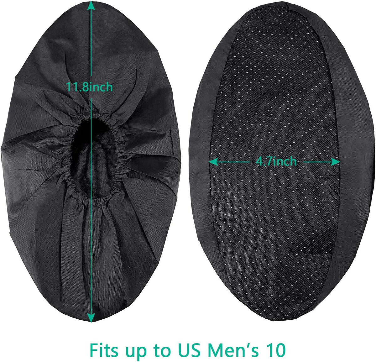 Frienda 8 Pairs Non Slip Reusable Shoe Covers Waterproof Boot Covers for Household Carpet Floor