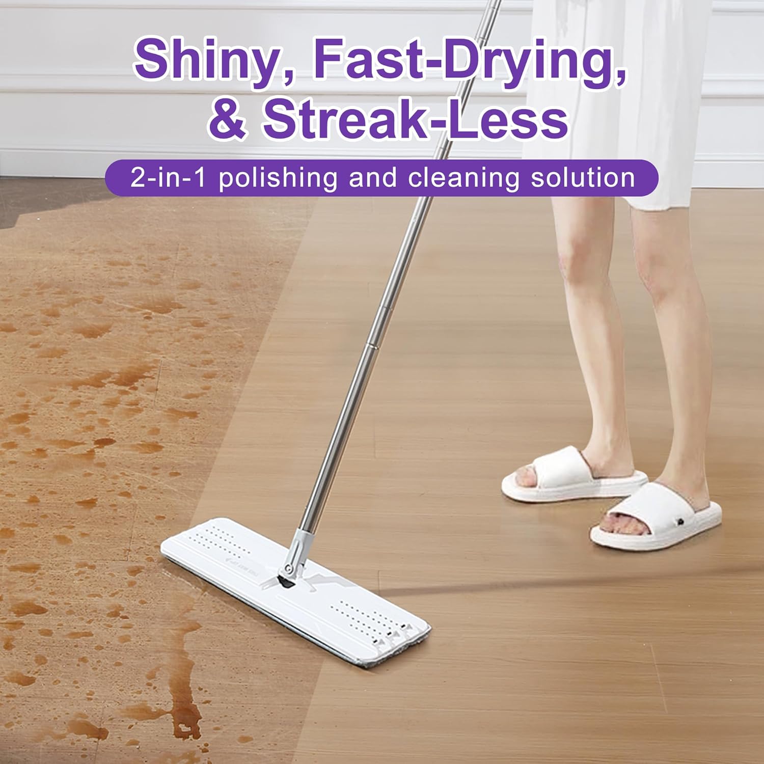 JOYMOOP Floor Cleaner for Mopping, 45 PCS Mopping Solution, Hardwood Floor Cleaner, Works Perfectly