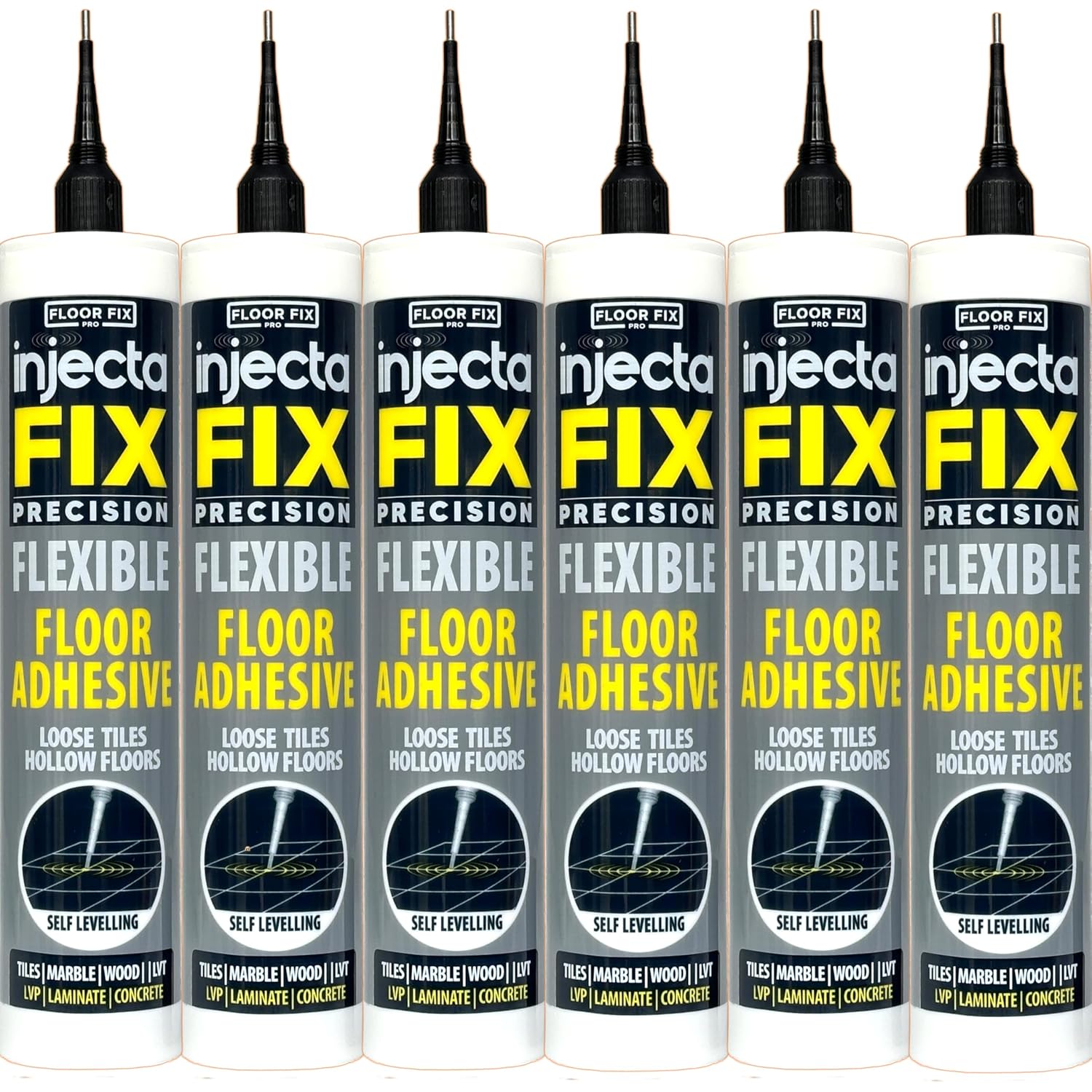 Precision 300ml from Floor-Fix Pro - Fix Loose Tiles - for Loose & Hollow Tiles, Wood, LVT &