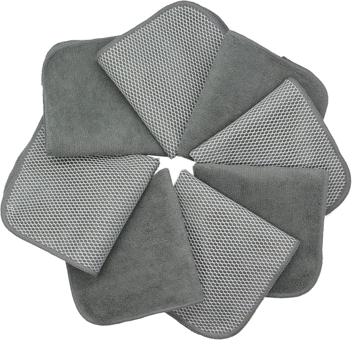 Microfiber Dish Cloths Fast Drying Kitchen Cleaning Cloth Dish Rags Dust Cloths Ultra Absorbent