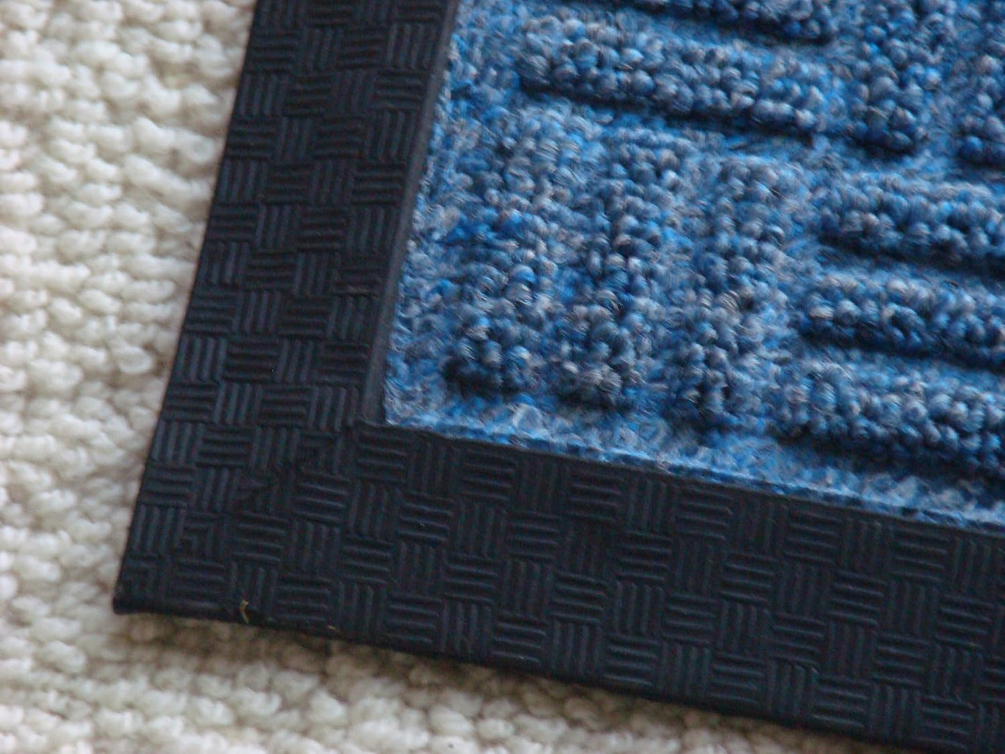 Kempf Water Retainer Entrance Mat, Indoor Outdoor Rubber Rug, Moisture Trapping, Absorbent Mat, 2