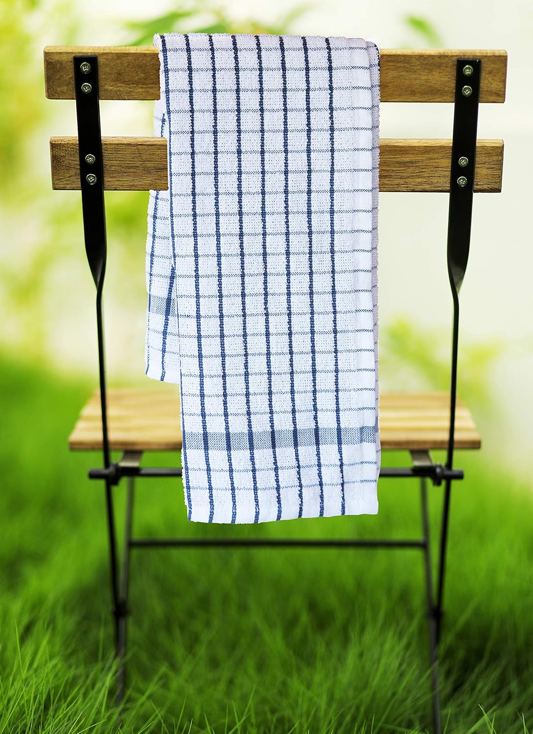 AMOUR INFINI Terry Dish Towels Pack of 4 Highly Absorbent Quick Dry Super Soft 20x28 Inch Kitchen