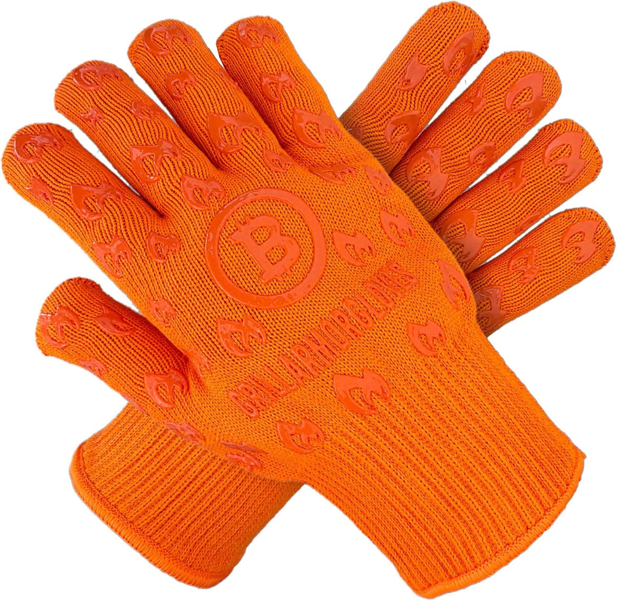 Grill Armor Oven Gloves 932°F Extreme Heat & Cut Resistant Oven Mitts with Fingers for BBQ