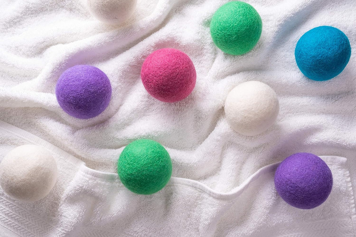 Woolzies Wool Dryer Balls Organic: Our Big Wool Spheres are The Best Fabric Softener | 6-Pack XL