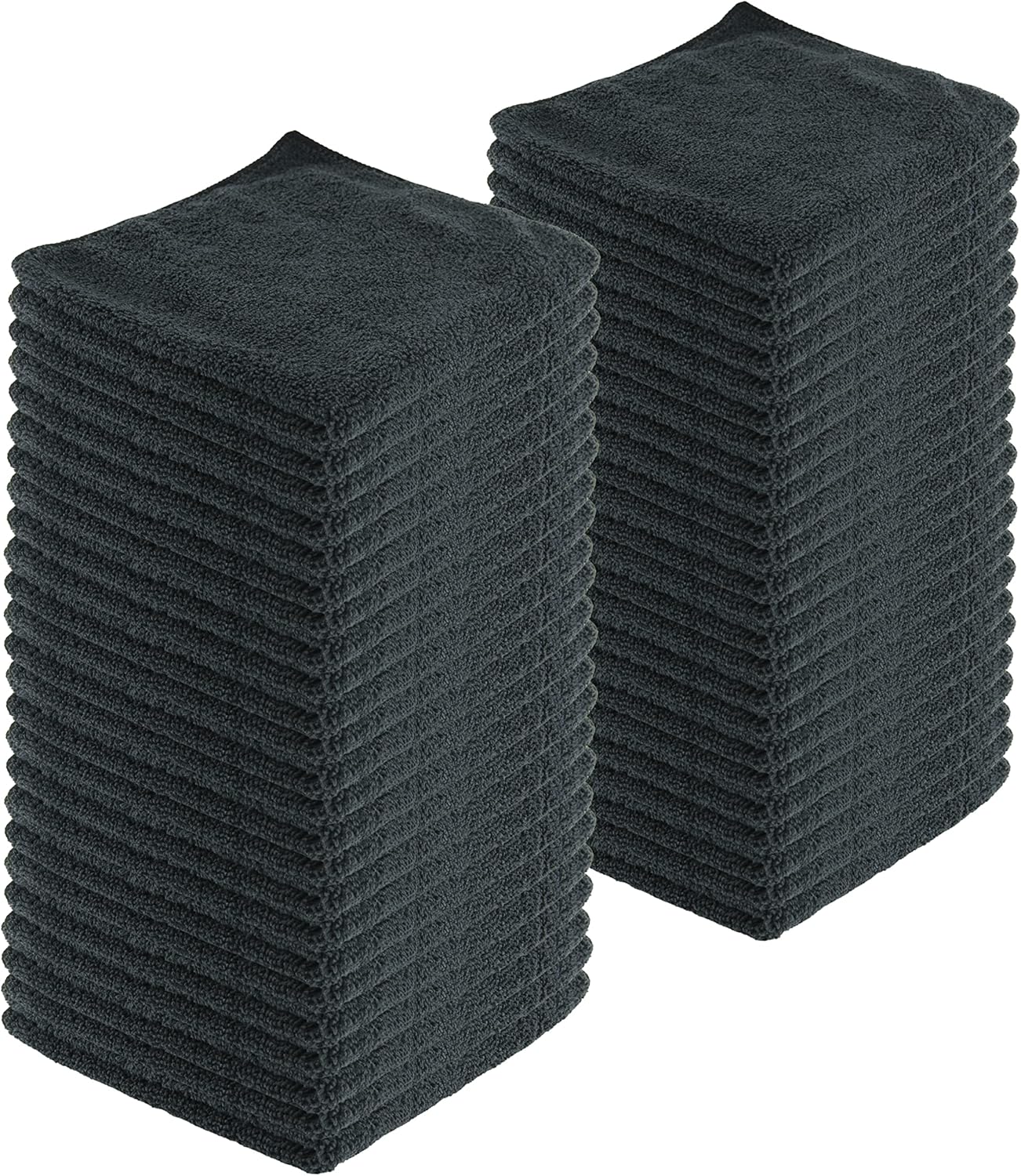 Microfiber Cleaning Cloths,120 Pack, 16"x16", All-Purpose, Softer, Highly Absorbent, Lint-Free