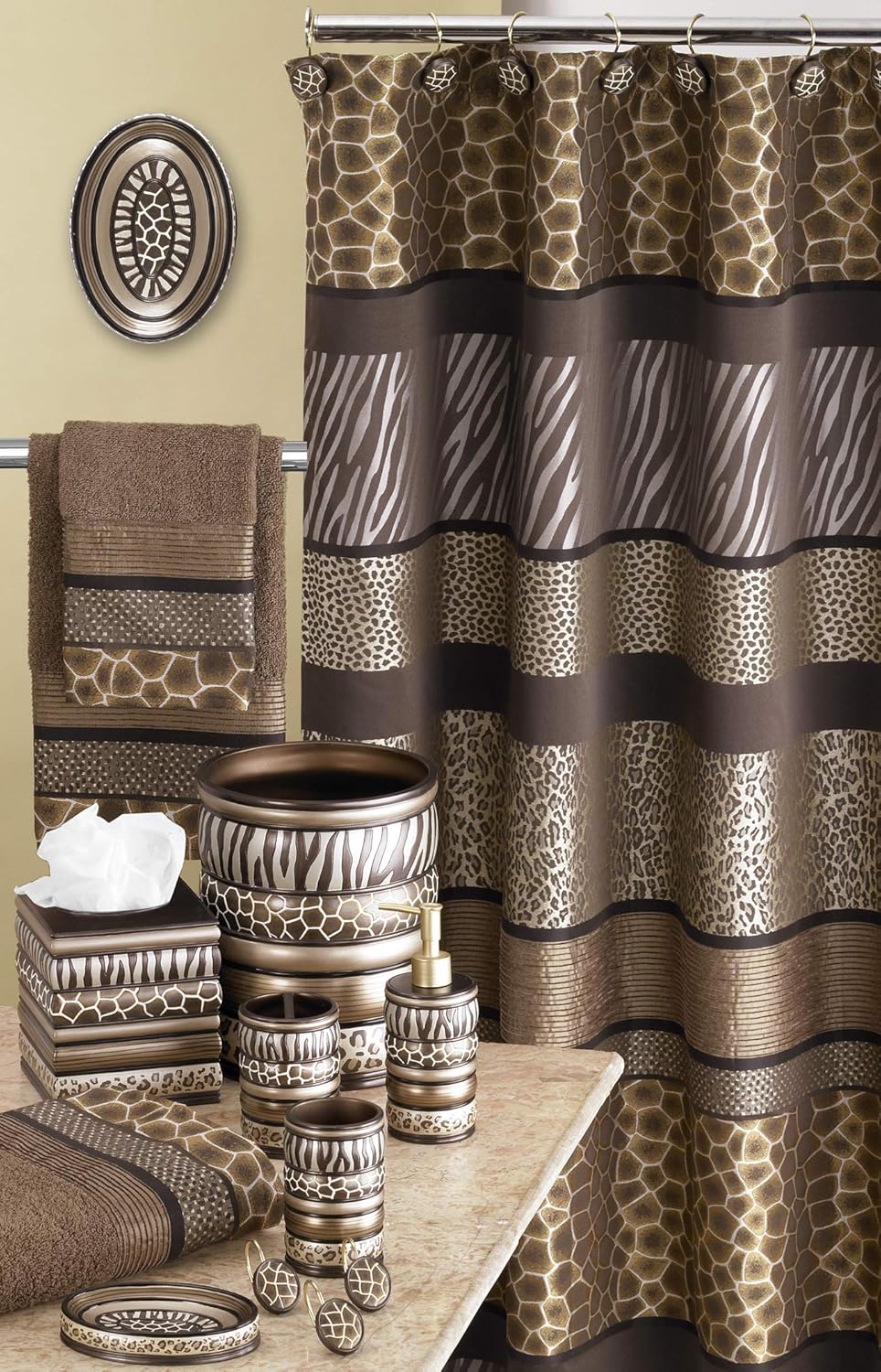 Decorative Trash Can for Bathroom, Office & Bedroom - 2.1 Gallons Stylish & Small Trash Can for