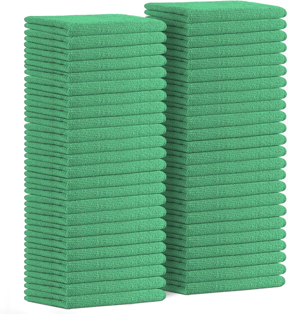 Avalon Towels Microfiber Absorbent Bar Towels, Rags for House Cleaning, Lint Free, Reusable and