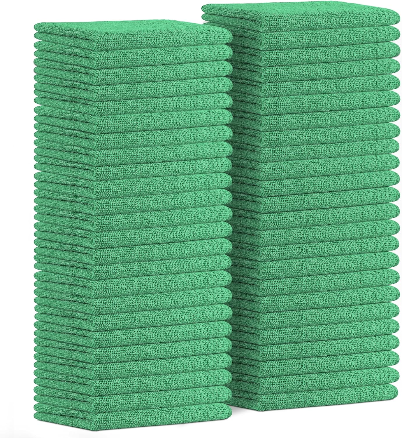 Avalon Towels Microfiber Absorbent Bar Towels, Rags for House Cleaning, Lint Free, Reusable and