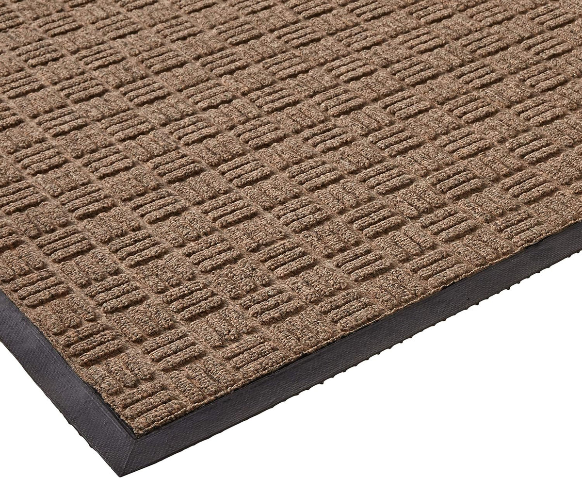 Kempf Water Retainer Entrance Mat, Indoor Outdoor Rubber Rug, Moisture Trapping, Absorbent Mat (4'