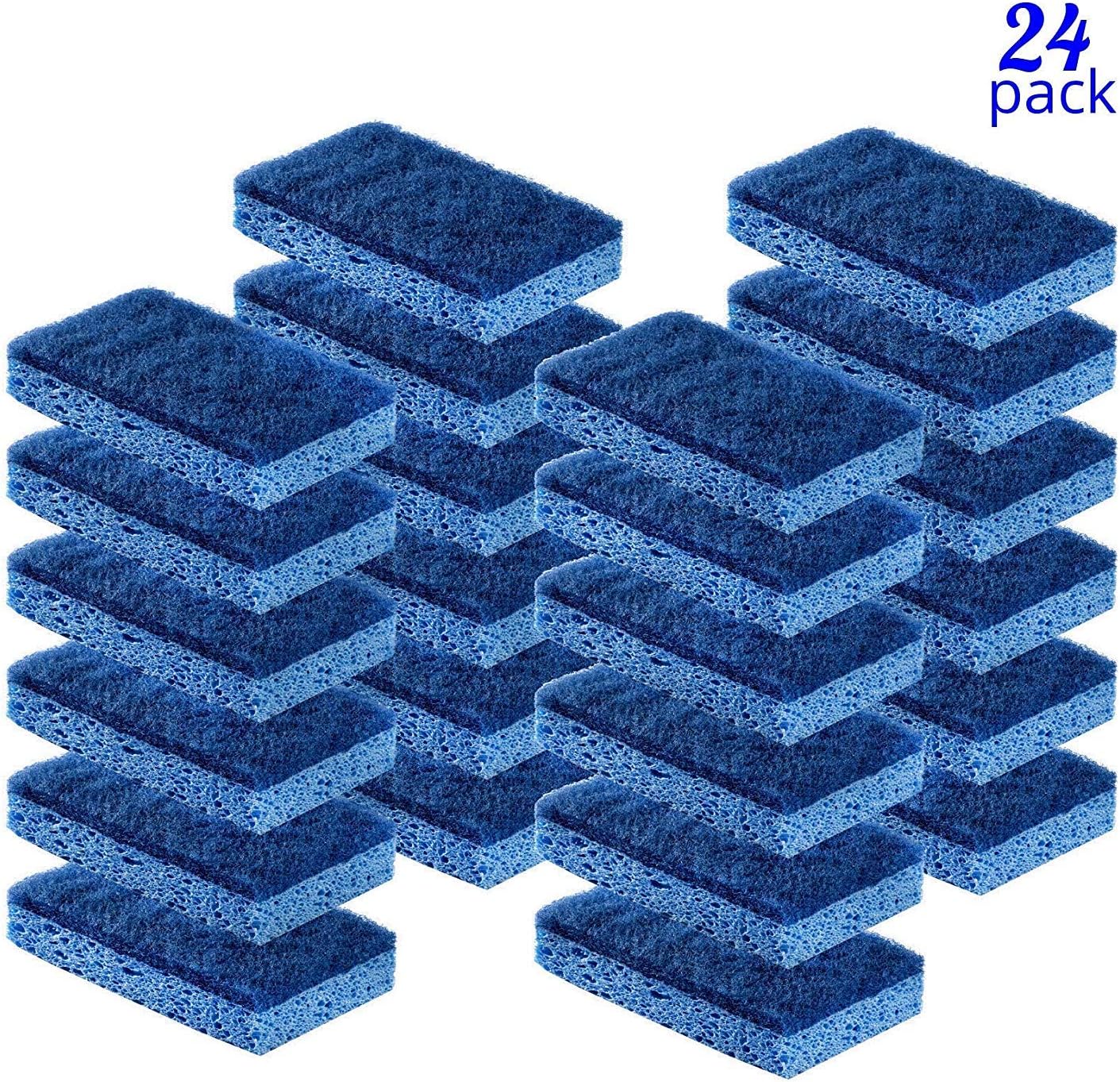 Scrubit Non-Scratch Cleaning Scrub Sponges- Scrubbing Dish Sponge Ideal for Washing Kitchen,Dishes