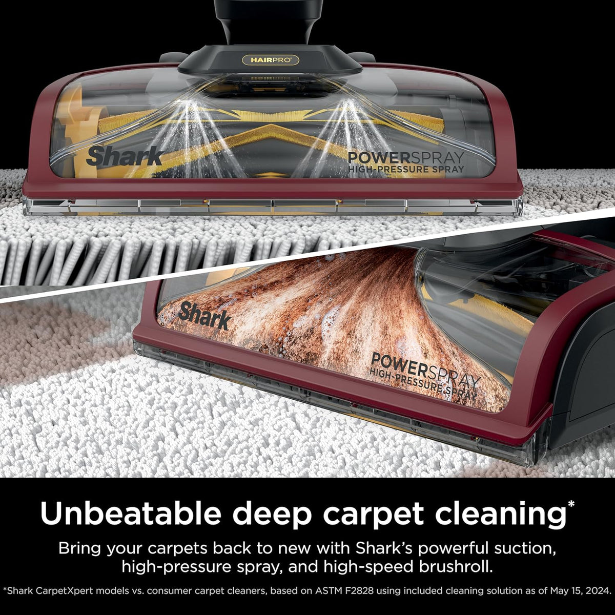 Shark CarpetXpert HairPro Upright Carpet Cleaner, Perfect for Pets, Lightweight & Powerful, Dirt