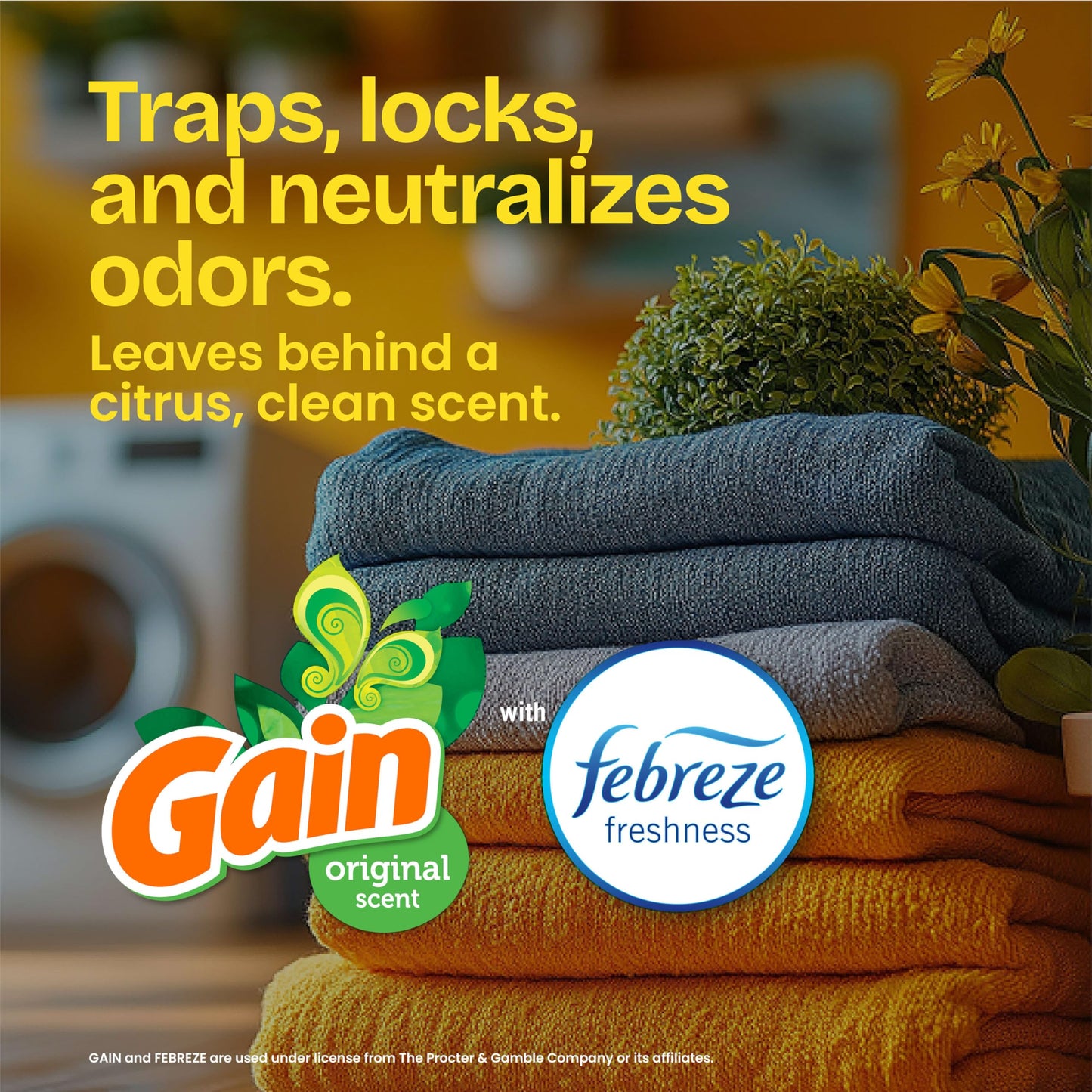 Glad ForceFlex Kitchen Trash Bags, Rip and Tear Resistant, Gain Original Scented Tall Garbage Bags