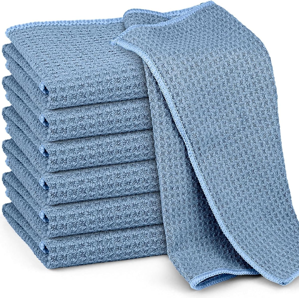 Microfiber Cleaning Cloth Waffle Weave for Dusting Absorbent Towel Quick Drying Dust Rags Household