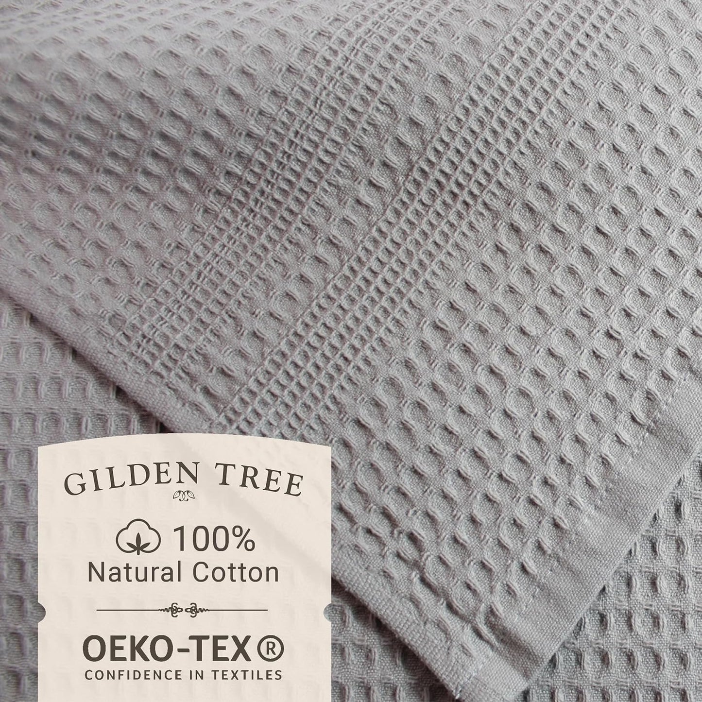 GILDEN TREE Waffle Bath Sheet Large Bath Towels Quick Dry Thin Body Towels, 40x80 Oversized Bath