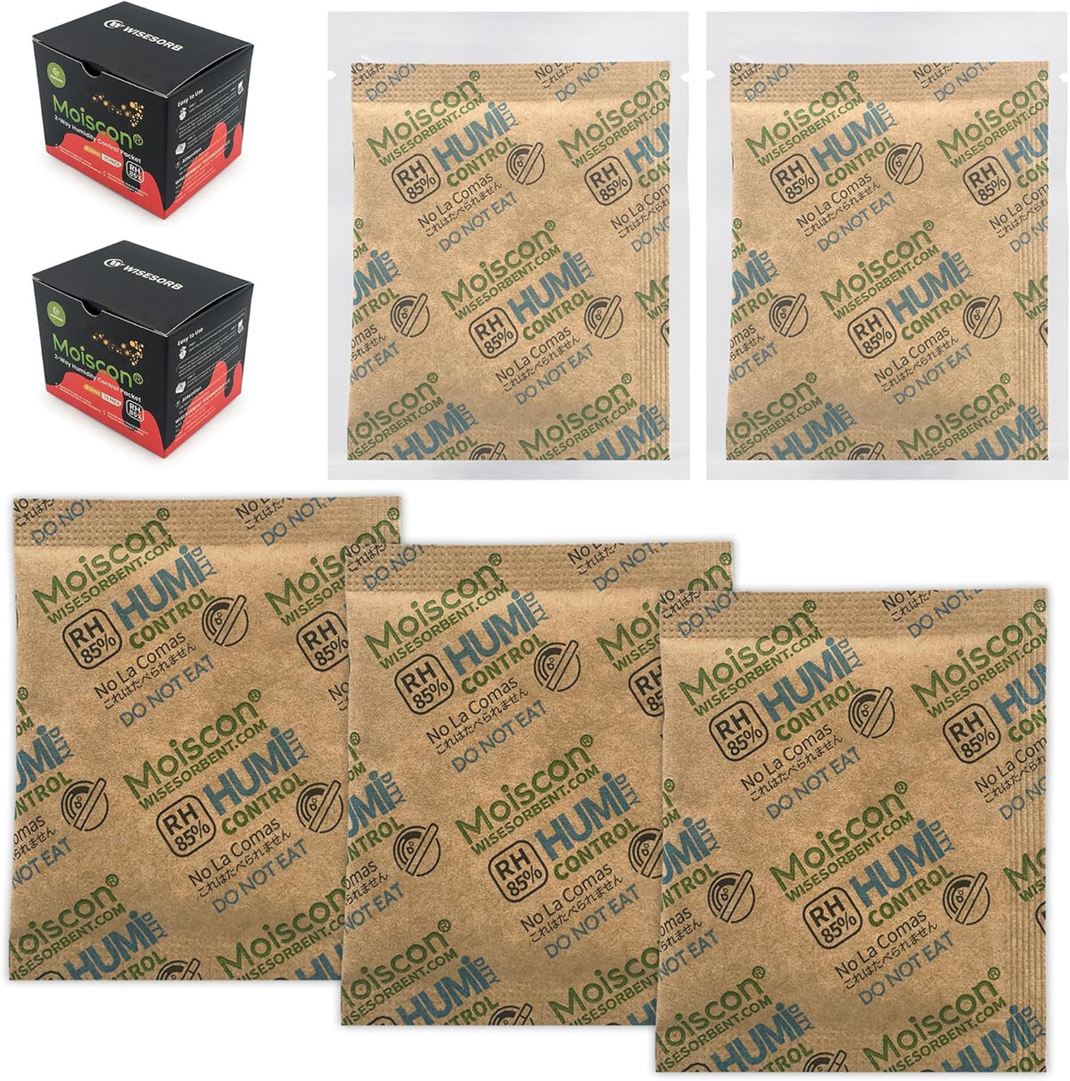 30 Pack 85% RH Size 8 Two-Way Humidity Control Packs for Wooden Musical Instruments, 8 Gram