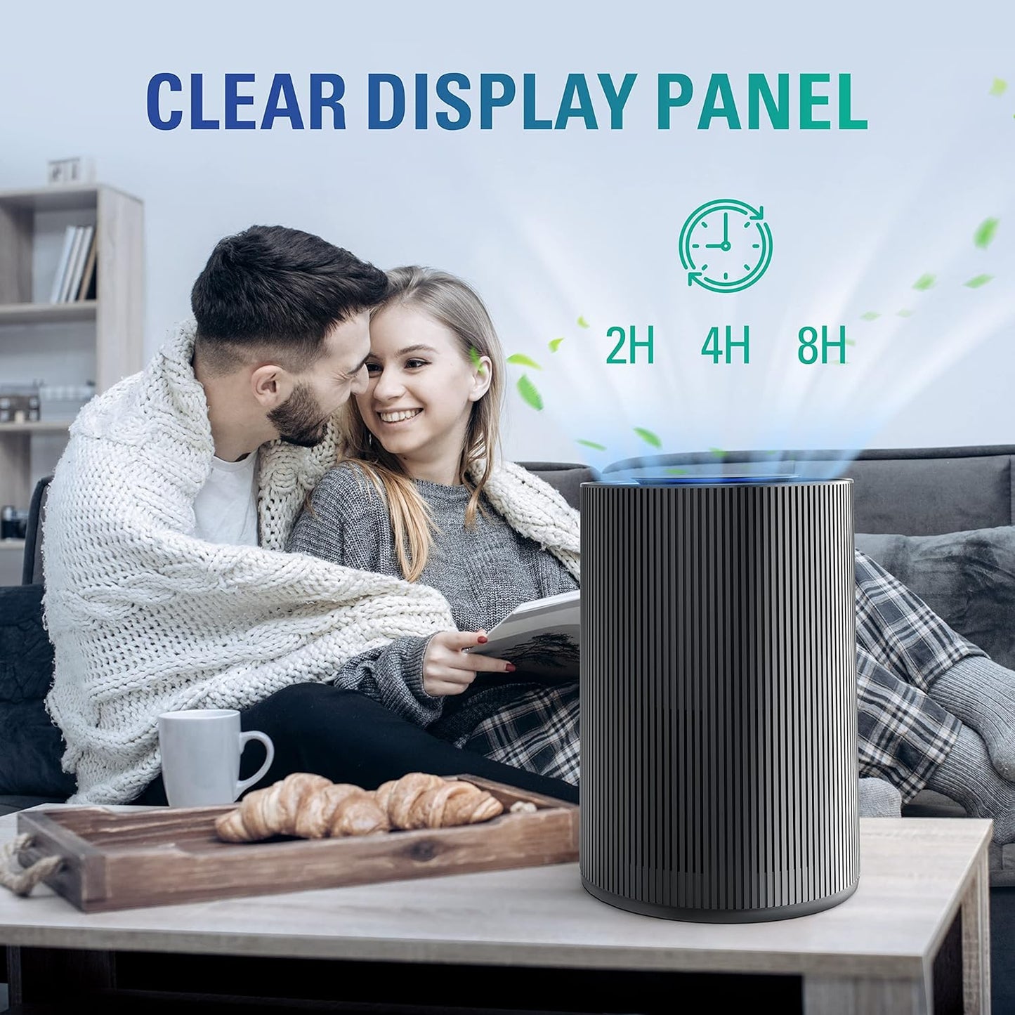 STEALTH Air Purifiers for Home Allergies Pets Hair Dander Pollen Up to 1345 Ft²/H, H13 True HEPA