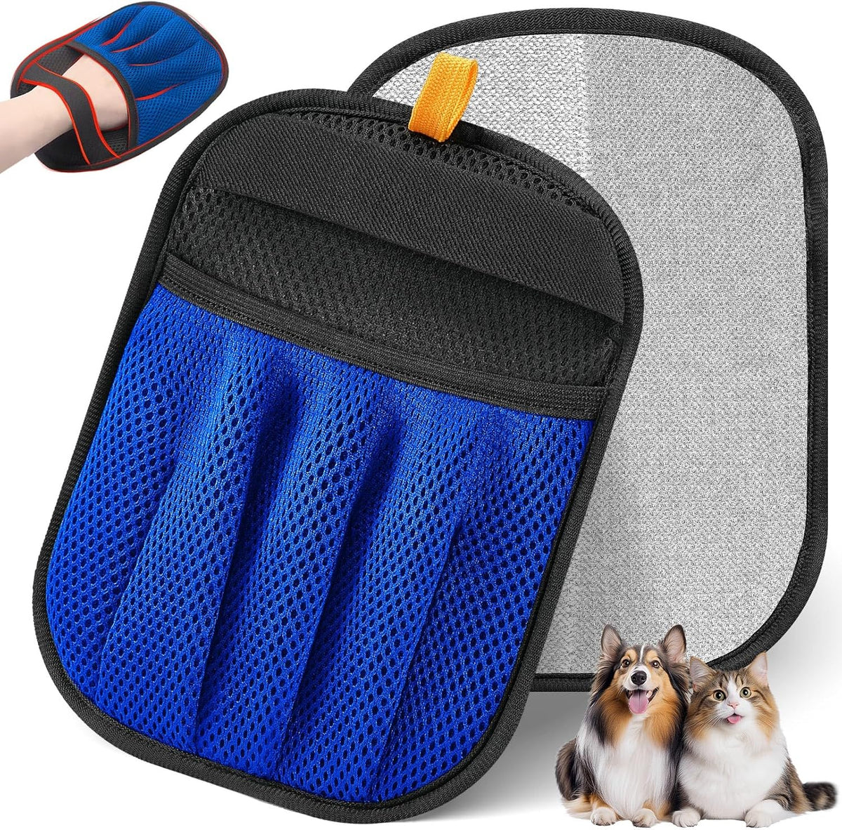 Pet Hair Removal Tool for Cats & Dogs, 2025 New Upgraded Electrostatic Gloves for Pet Hair