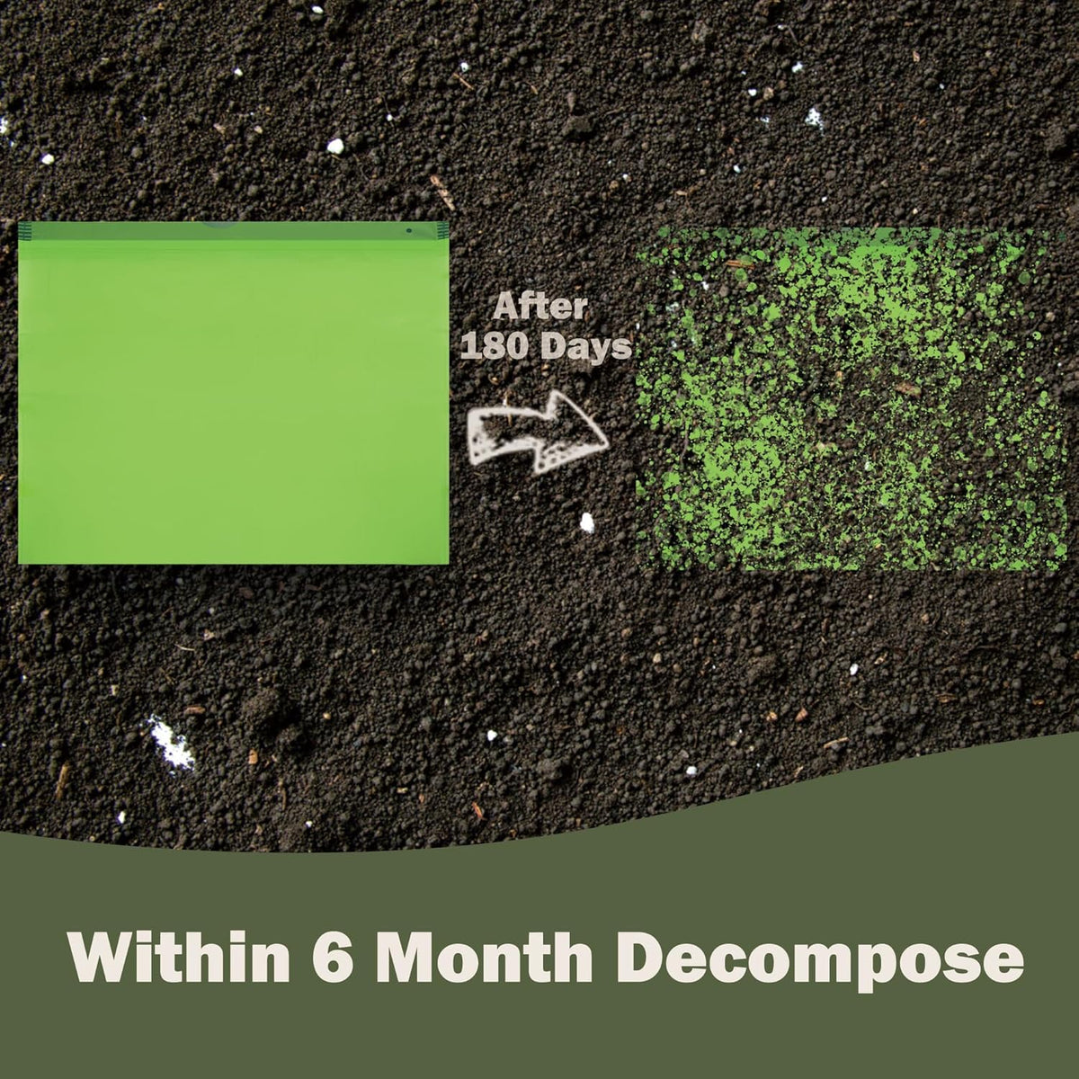 Compost Bags 5 Gallon with Drawstring Tear Off 20 Liter Extra Thick 0.78 Mils Compostable Food
