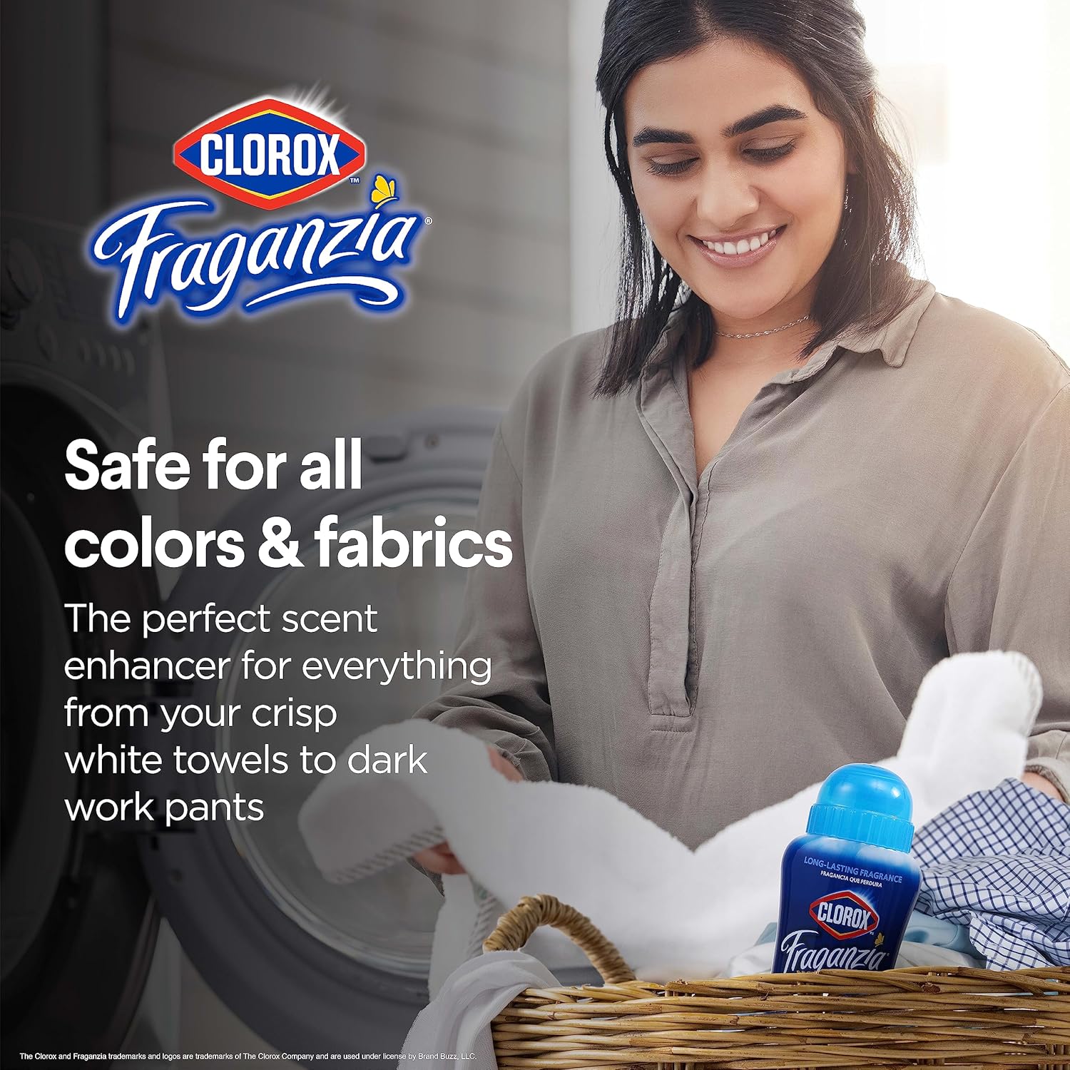 Clorox Fraganzia Laundry Scent Booster Crystals in Linen Scent - Scented In-Wash Freshener Beads