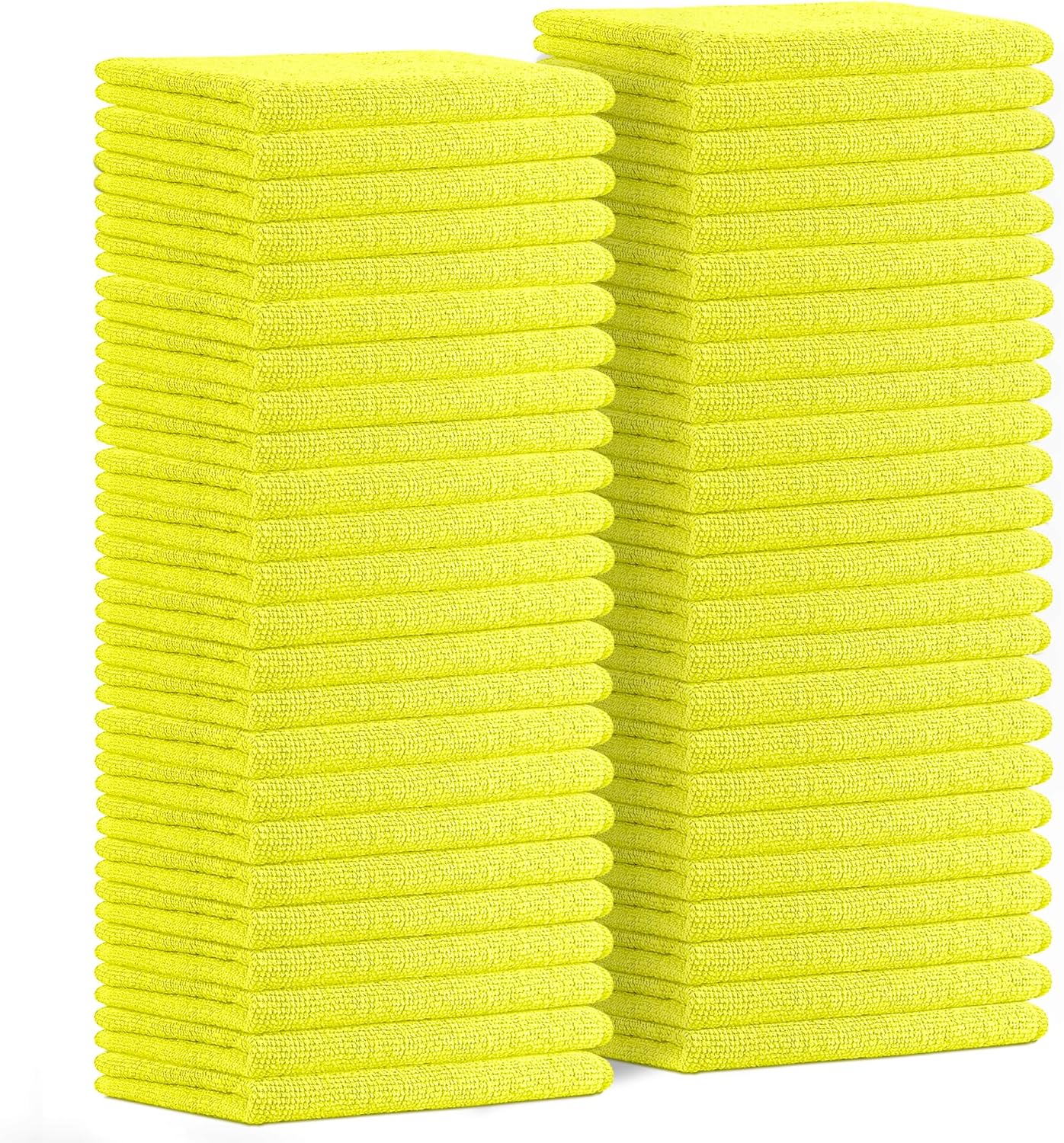 Avalon Towels Microfiber Cleaning Cloths (Value Pack of 48) Size 16" x 16", Highly Absorbent