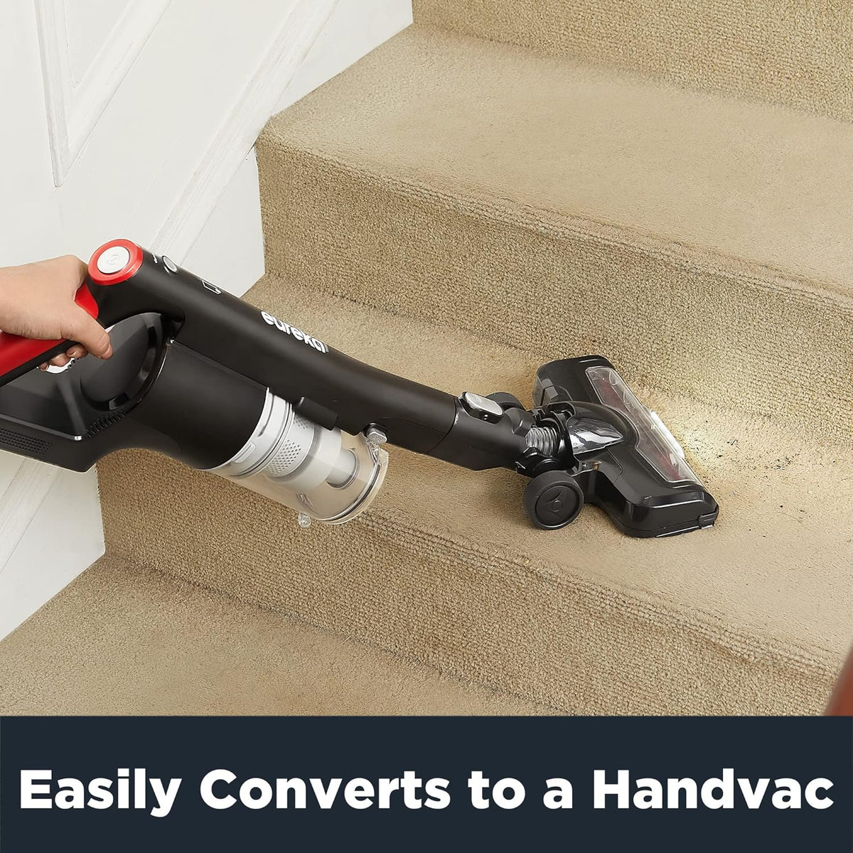 Eureka Cordless Vacuum Cleaner, Vacuum Cleaner for Home Rechargeable, Lightweight Stick Vacuum for