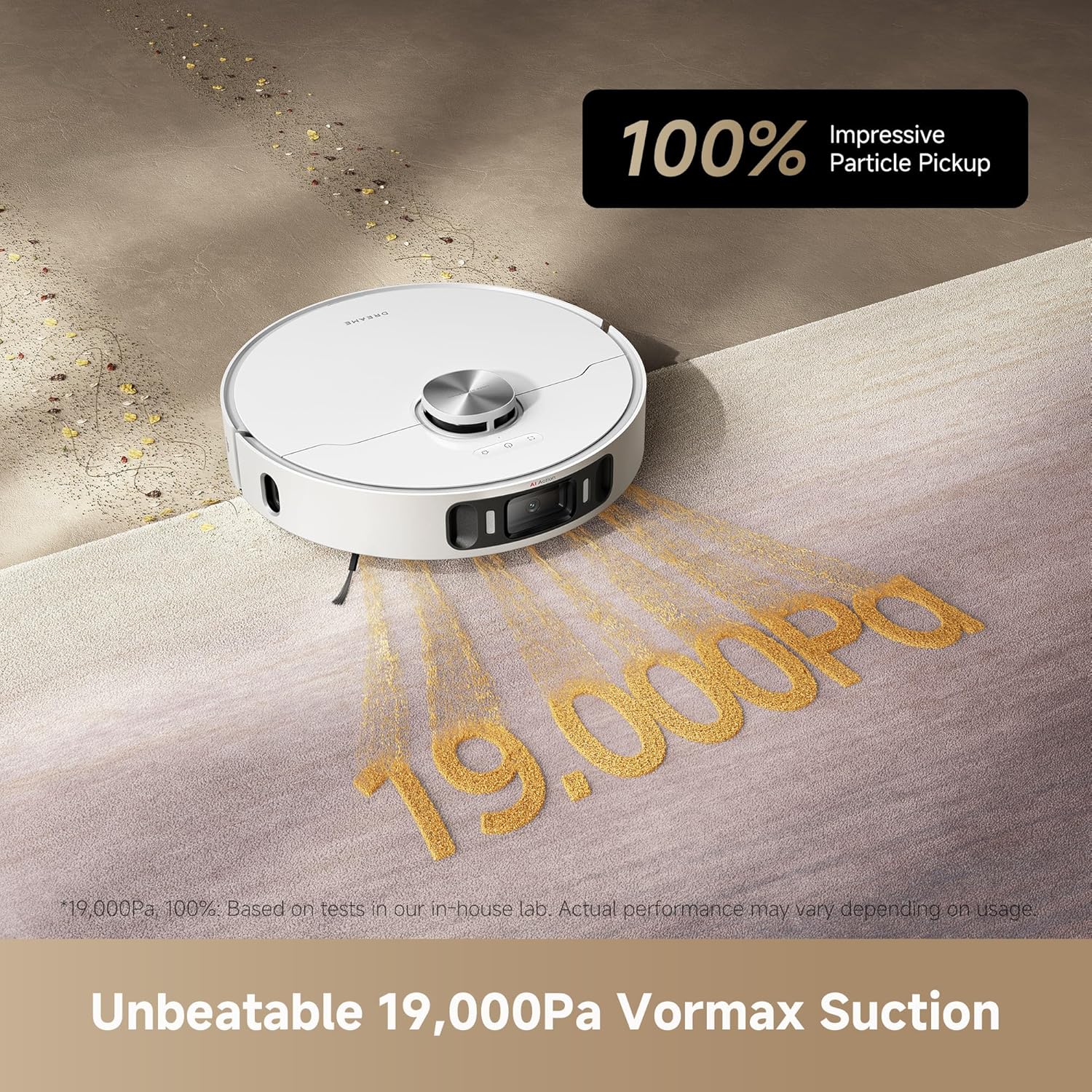 DREAME L40s Ultra AE Robot Vacuum and Mop Combo, 19,000Pa Suction, Self Emptying Dust Box, Flexible