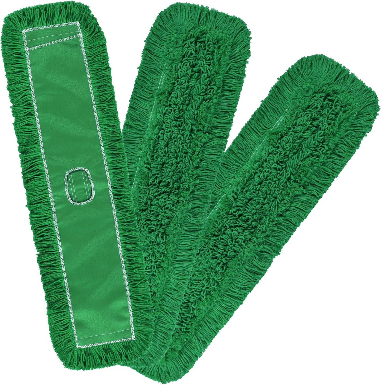 Matthew Cleaning 36'' Industrial Strength Cotton Dust Mop Refill Washable Replacement Heads for