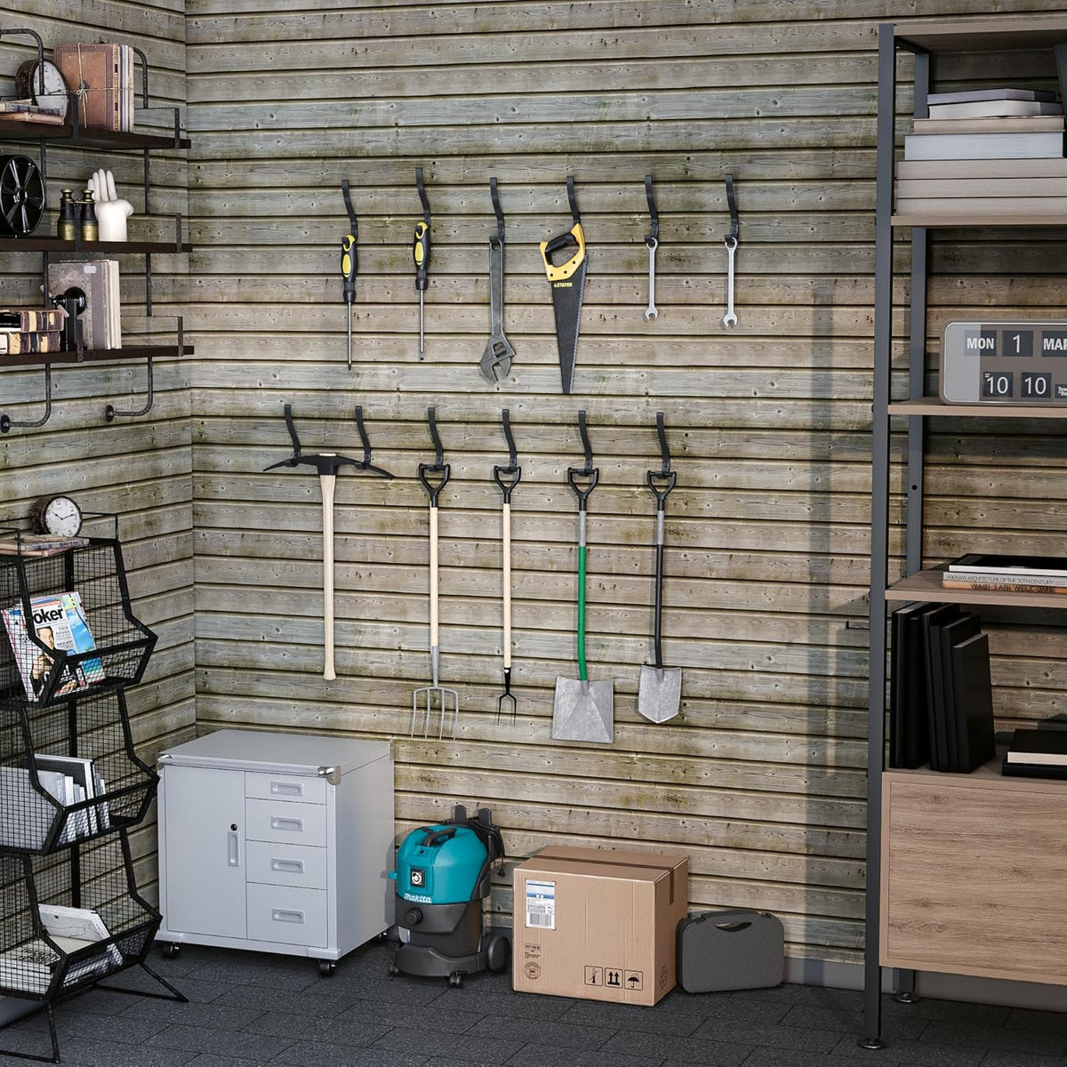 6-Pack Heavy Duty Coat Hooks for Wall Mount - Durable Wall-Mounted Hooks for Hanging Coats