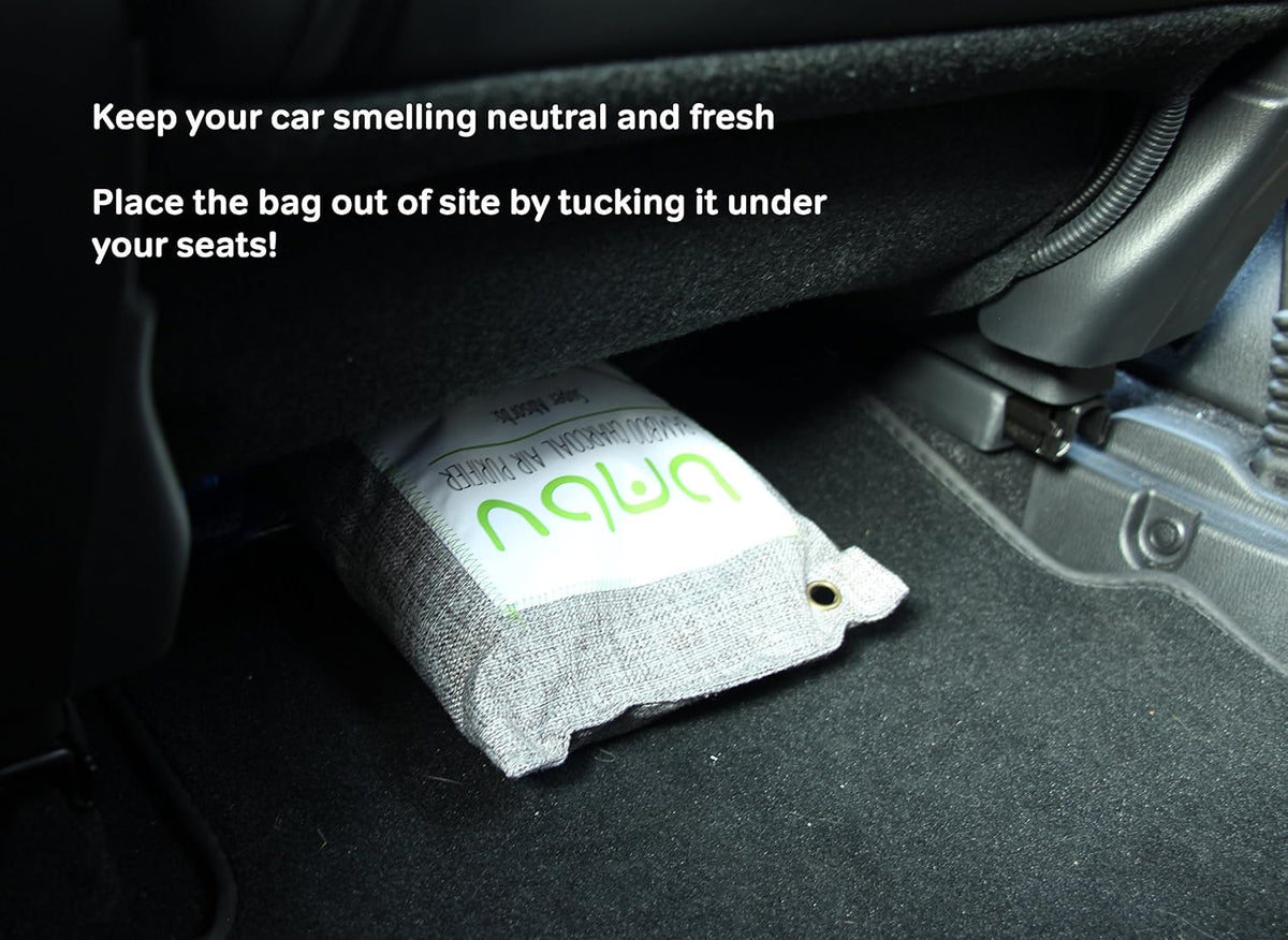 1000g Large Bamboo Charcoal Air Purifier Bag - Car Deodorizer Freshener - Remove Odor and Control