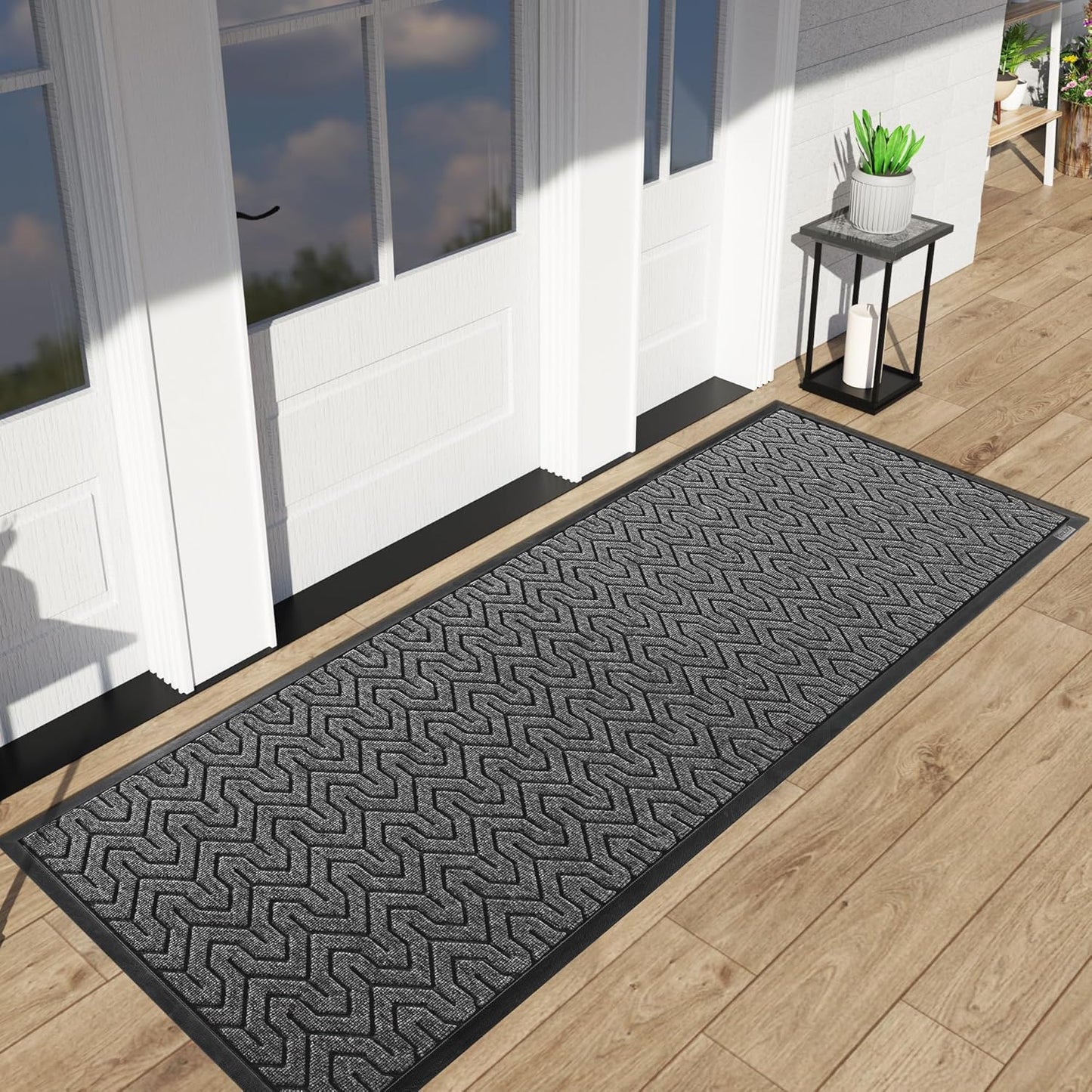 Yimobra 72x24 Indoor Outdoor Runner Rug, Heavy-Duty Waterproof Entrance Mat for High Traffic Areas