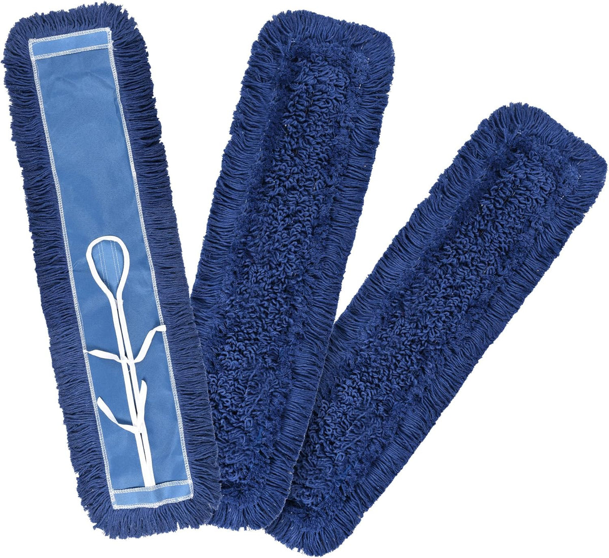 Matthew Cleaning 24'' Industrial Strength Cotton Dust Mop Refill Washable Replacement Heads for