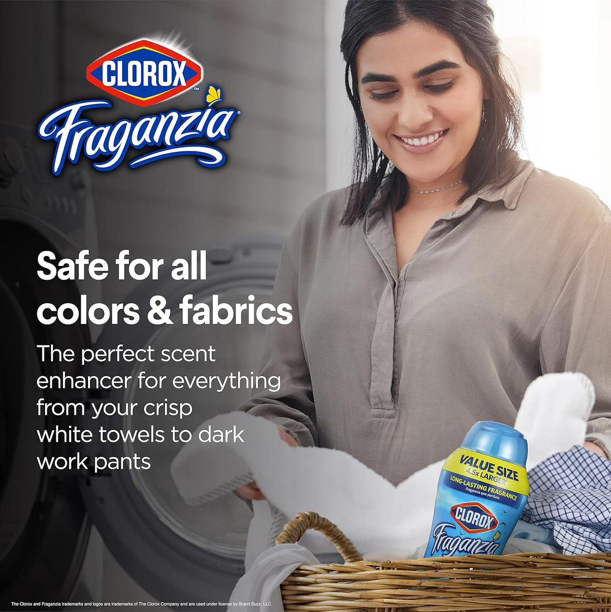 Clorox Fraganzia Laundry Scent Booster Crystals in Morning Sky Scent - Scented In-Wash Freshener