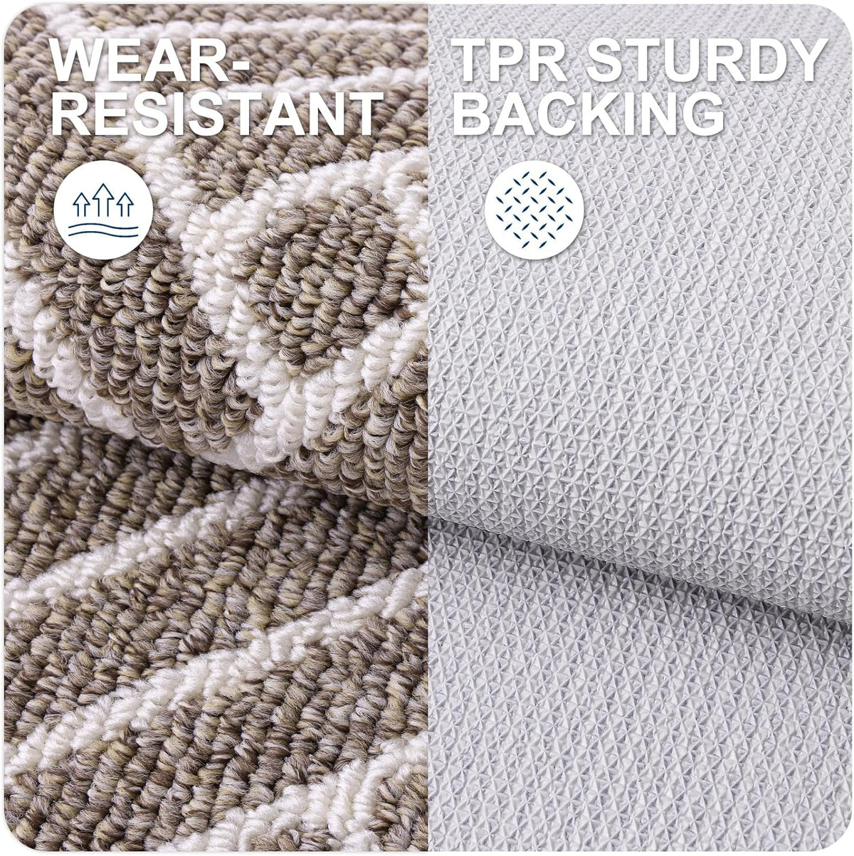 OLANLY Indoor Door Mat, 40x32 Inch, Dirt Resistant and Absorbent, Non-Slip Rubber Backing Floor