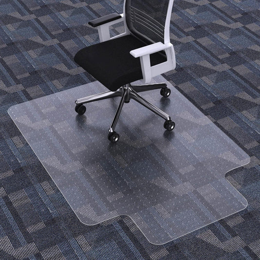 FuturHydro Office Chair Mat for Low Pile Carpet, 48" x 36" Clear Computer Desk Chair Mats for