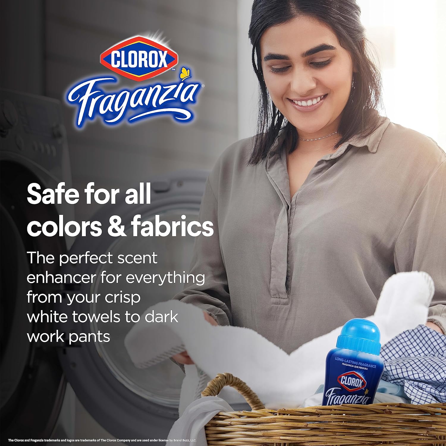 Clorox Fraganzia Laundry Scent Booster Crystals in Linen Scent - Scented In-Wash Freshener Beads