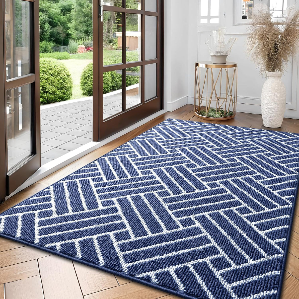 OLANLY Large Indoor Door Mat, 59x35 Inch, Dirt Resistant and Absorbent, Non-Slip Rubber Backing